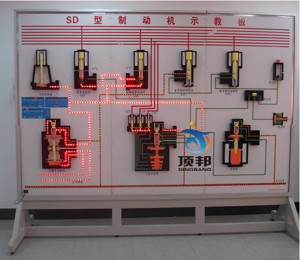 SD空气制动机示教板